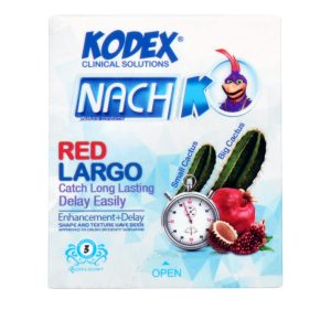 کاندوم بزرگ کننده کدکس RED LARGO بسته 3 عددی