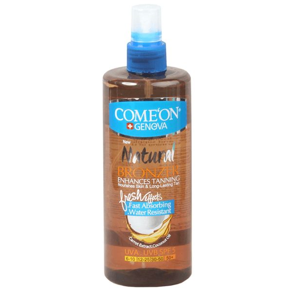 روغن برنزه کننده کامان حجم 400 میلComeon Natural Bronzer Enhances Tanning Oil-400ml