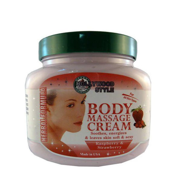 کرم ماساژ بدن هالیوود استایل مدل body massage cream حجم 310 گرم