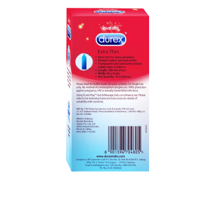 کاندوم نازک دورکس بسته 10 عددی EXTRA THIN